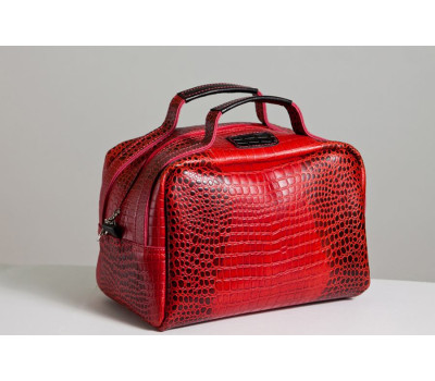 Сумка шкіряна жіноча s060203-red кайман Червона