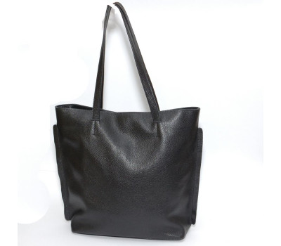 Сумка шкіряна жіноча s110101-black чорна