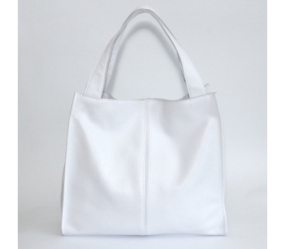 Сумка шкіряна жіноча s120105-white Біла