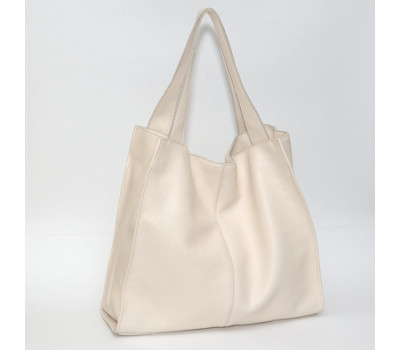 Сумка шкіряна жіноча s120108-beige Бежева