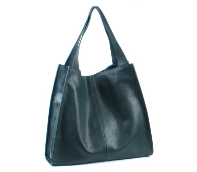 Сумка шкіряна жіноча s120122-green Зелена