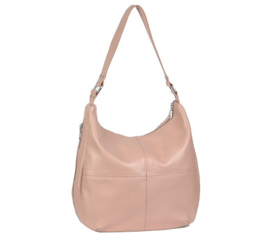 Сумка шкіряна жіноча s140106-powder пудра