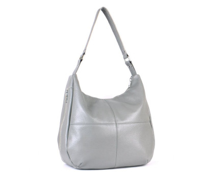 Сумка шкіряна жіноча s140114-gray сіра