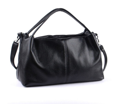 Сумка шкіряна жіноча s160101-black чорна