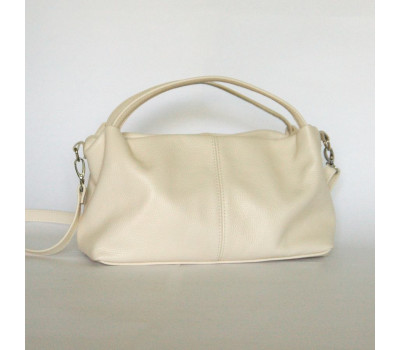 Сумка шкіряна жіноча s160108-beige Бежева