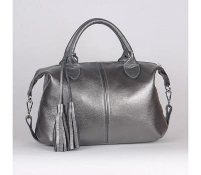 Сумка шкіряна жіноча s200115-Nickel нікель