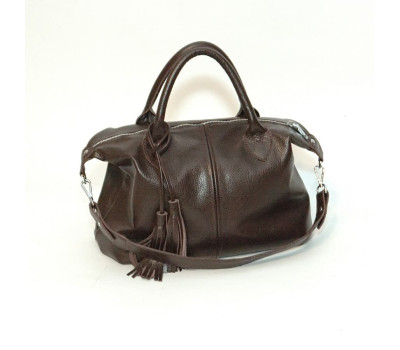 Сумка шкіряна жіноча s200143 - Chocolat шоколадна