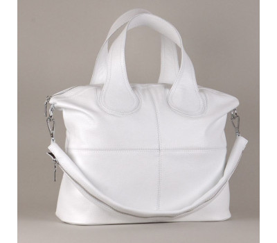Сумка шкіряна жіноча s220105-white Біла