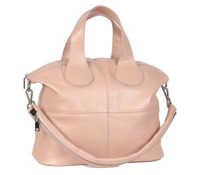 Сумка шкіряна жіноча s220106-powder пудра