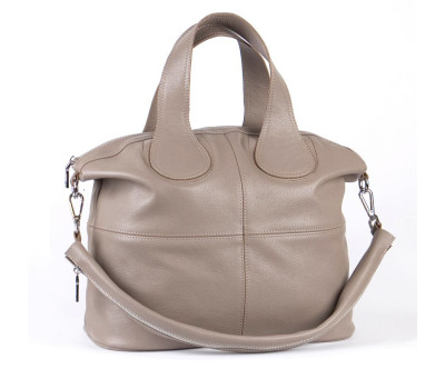 Сумка шкіряна жіноча s220113-cappuccino капучіно