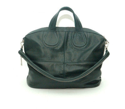 Сумка шкіряна жіноча s220122-green Зелена