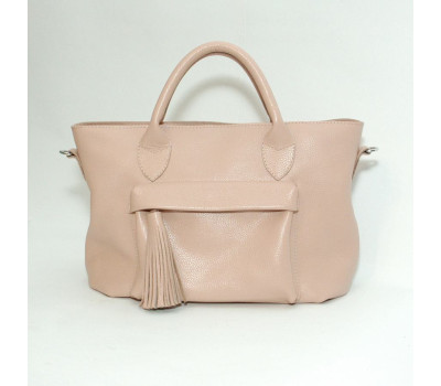 Сумка шкіряна жіноча s260106-powder пудра