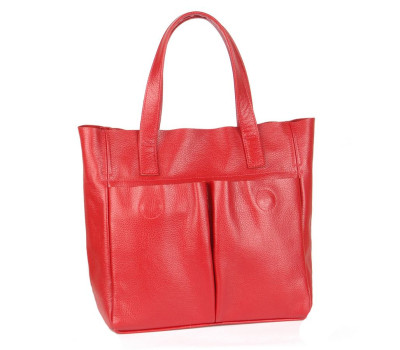 Сумка шкіряна жіноча s020103-red Червона