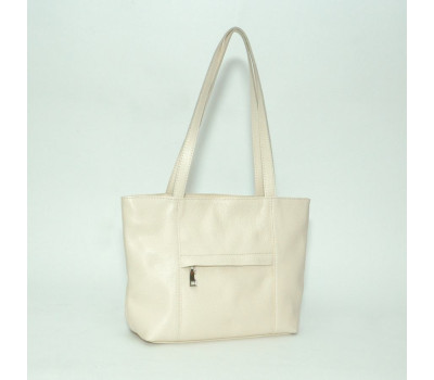 Сумка шкіряна жіноча s300108-beige Бежева