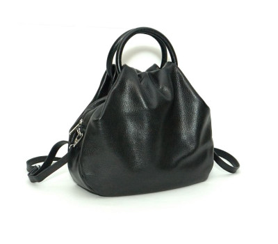 Сумка шкіряна жіноча s310101-black чорна