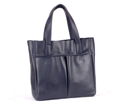 Сумка шкіряна жіноча s020104-blue синя