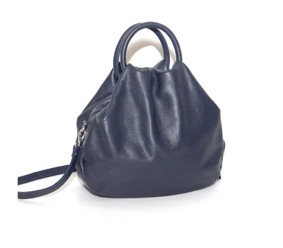 Сумка шкіряна жіноча s310104-dblue синя