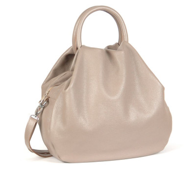 Сумка шкіряна жіноча s310113-cappuccino капучіно