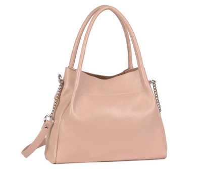 Сумка шкіряна жіноча s330106-powder пудра