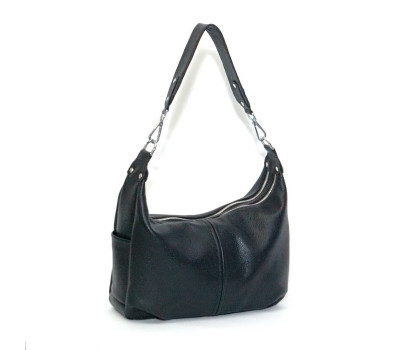 Сумка шкіряна жіноча s340101-black чорна