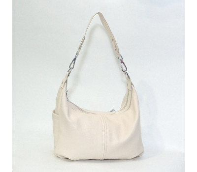 Сумка шкіряна жіноча s340108-beige Бежева