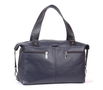 Сумка шкіряна жіноча s430104-dblue синя