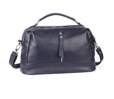 Сумка шкіряна жіноча s440104-dblue синя