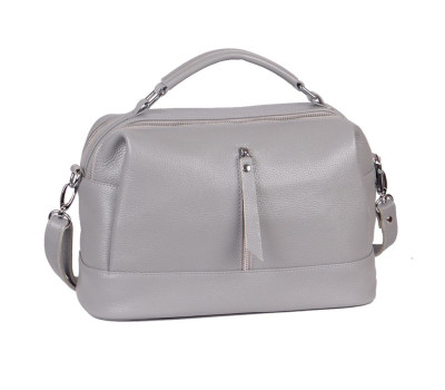 Сумка шкіряна жіноча s440114-gray сіра