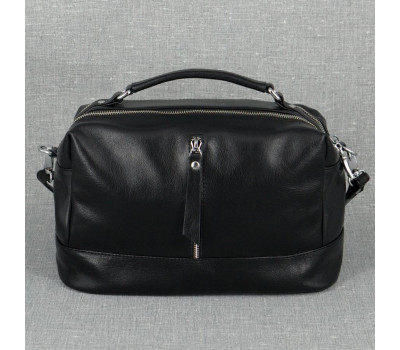 Сумка шкіряна жіноча s440301-black dizar чорна