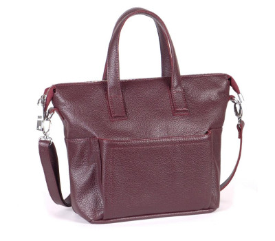 Сумка кожаная женская S450109-grapes виноград