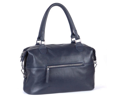 Сумка кожаная женская S470104-dblue синяя