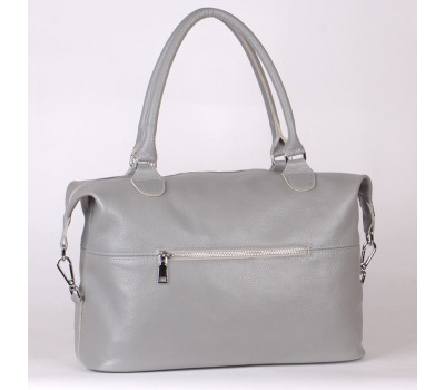 Сумка кожаная женская S470114-gray серая