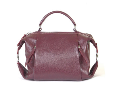 Сумка шкіряна жіноча s520120-bordo бордо