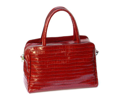Сумка шкіряна жіноча s550203-red кайман Червона