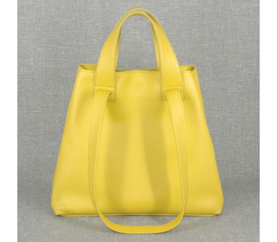 Сумка шкіряна жіноча s560112-Yellow жовта