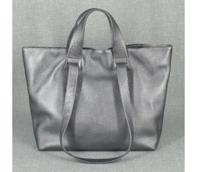 Сумка шкіряна жіноча s560115-Nickel нікель