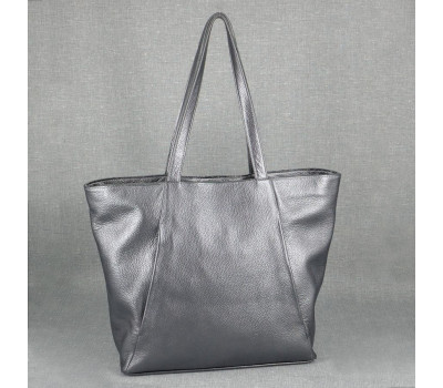 Сумка шкіряна жіноча s580115-Nickel нікель