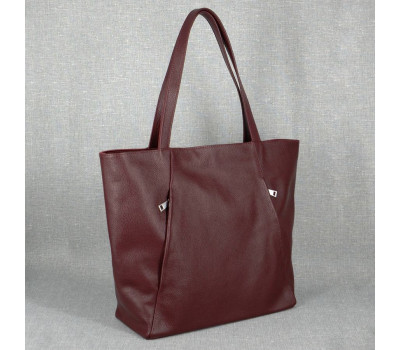 Сумка шкіряна жіноча s580120-bordo бордо
