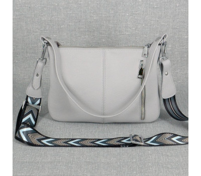 Сумка шкіряна жіноча s590114-gray сіра