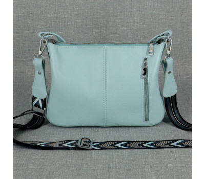 Сумка шкіряна жіноча s590116-blue блакитна