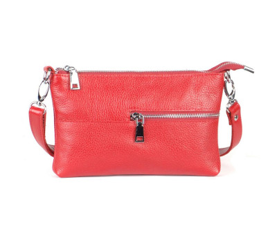 Сумка шкіряна жіноча через плече S100103-red Червона