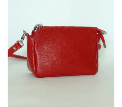 Сумка шкіряна жіноча через плече S290103-red Червона