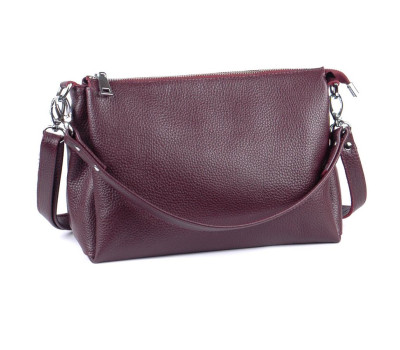 Сумка шкіряна жіноча через плече S360109-grapes виноград