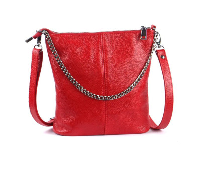 Сумка шкіряна жіноча через плече S410103-red Червона