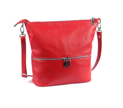Сумка шкіряна жіноча через плече s420103-red Червона