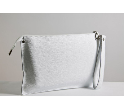 Жіночий клатч Шкіряний K010105-white Білий