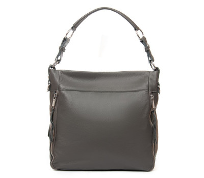 Сумка Шкіряна Жіноча Класична ALEX RAI 8779-9 grey