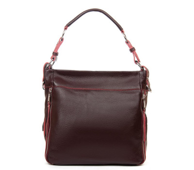 Сумка Шкіряна Жіноча Класична ALEX RAI 8779-9 bordo