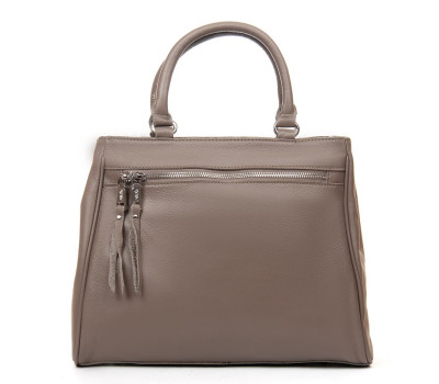 Сумка Шкіряна Жіноча Класична ALEX RAI 8782-9 l.grey