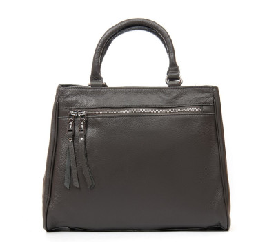 Сумка Шкіряна Жіноча Класична ALEX RAI 8782-9 grey